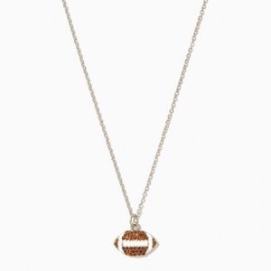 Pendant football necklace